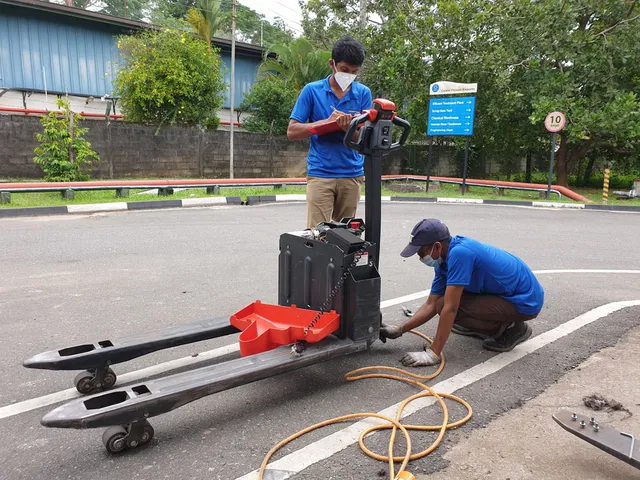 Equipment repair and maintenance work in our workshop — 4 of 6