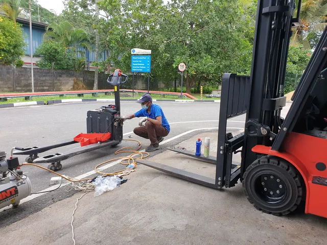 Equipment repair and maintenance work in our workshop — 6 of 6