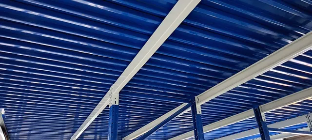 Frame supported mezzanine floor for office cubicles for an apparel export company in Laxapana — 2 of 9