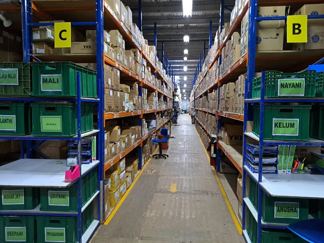 A Two Tier Shelving Racking System done for an Apparel exporter in Seethawaka EPZ — 17 of 20