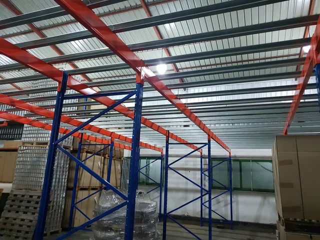 Frame supported mezzanine floor to store packing material for a Coconut products export company in Dankotuwa — 3 of 12