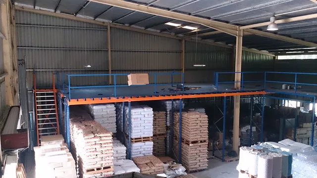 Frame supported mezzanine floor to store raw material for a packaging company in Horana — 7 of 9