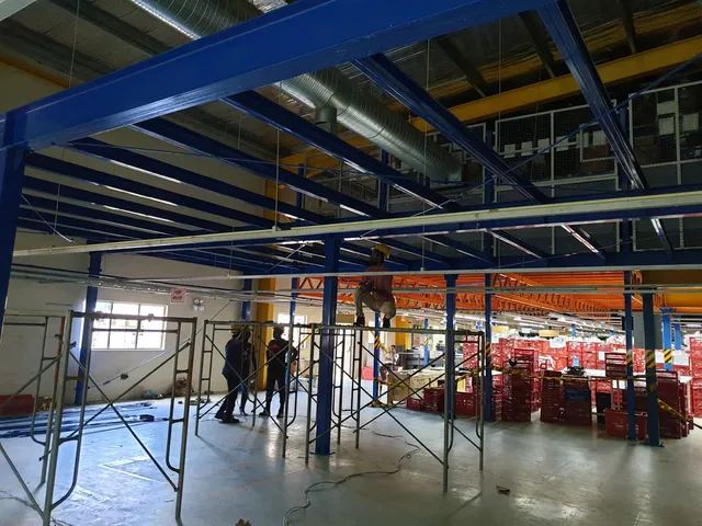 Mezzanine floor for cutting machines for an apparel export company in Wathupitiwala FTZ — 8 of 9
