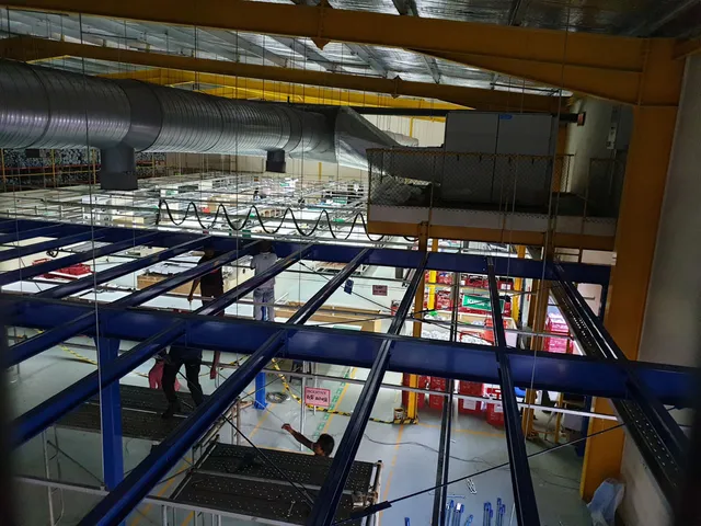 Mezzanine floor for cutting machines for an apparel export company in Wathupitiwala FTZ — 9 of 9