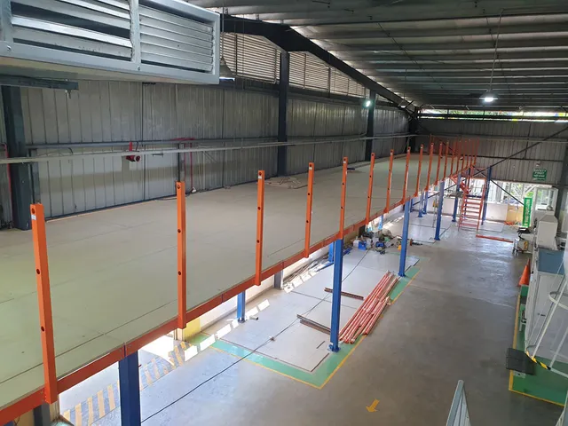 Mezzanine floor for office cubicles for a Glove manufacturing factory in Katunayake FTZ — 5 of 15
