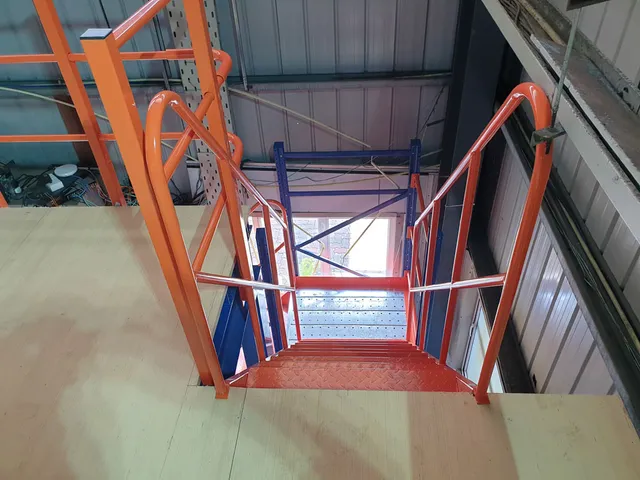 Mezzanine floor for office cubicles for a Glove manufacturing factory in Katunayake FTZ — 8 of 15