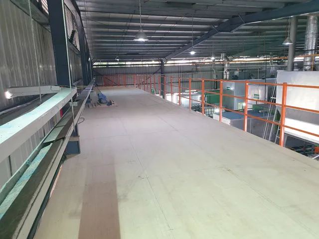 Mezzanine floor for office cubicles for a Glove manufacturing factory in Katunayake FTZ — 10 of 15