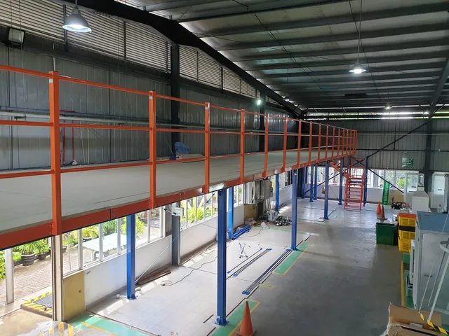Mezzanine floor for office cubicles for a Glove manufacturing factory in Katunayake FTZ — 11 of 15
