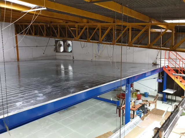 Mezzanine floor for office cubicles for an export company in Mathugama — 2 of 14