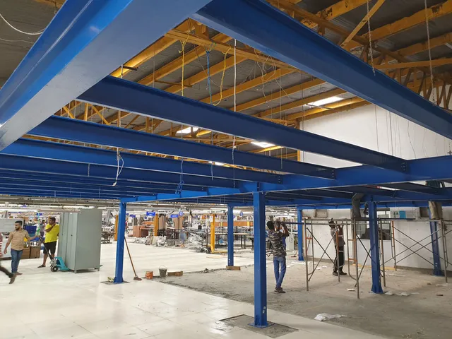 Mezzanine floor for office cubicles for an export company in Mathugama — 5 of 14