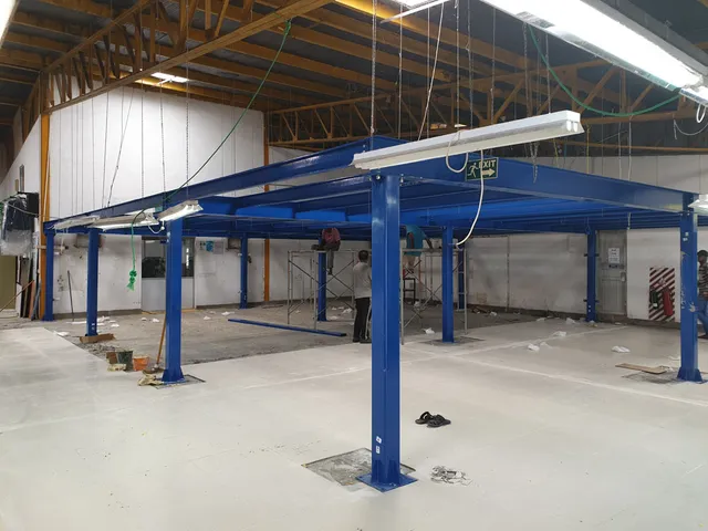Mezzanine floor for office cubicles for an export company in Mathugama — 6 of 14