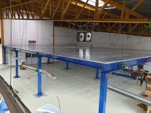 Mezzanine floor for office cubicles for an export company in Mathugama — 7 of 14