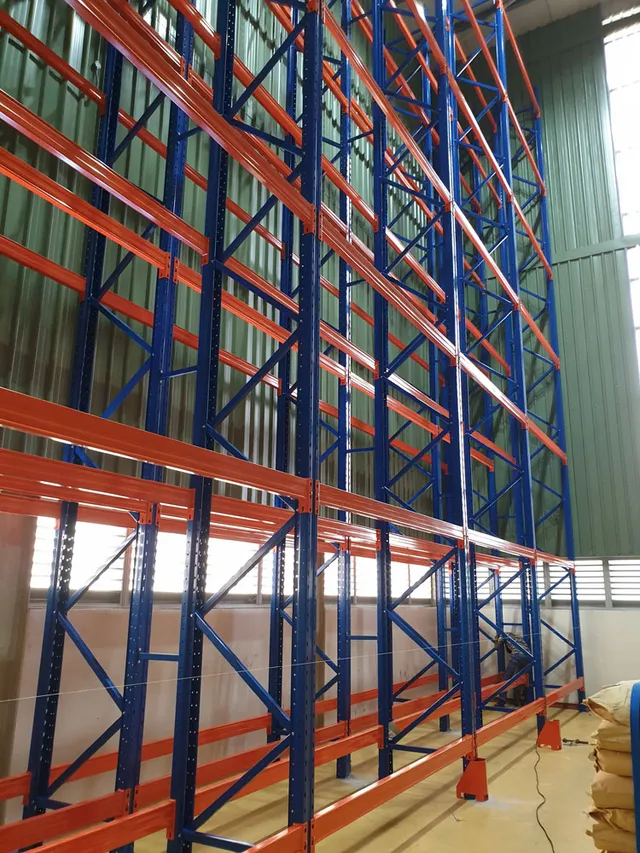 Double Deep Pallet Racking System for a confectionary products manufacturing company in Ranala — 2 of 32
