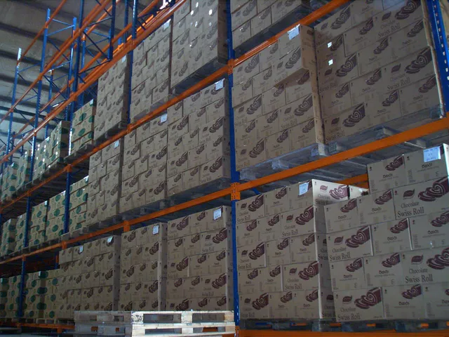 Double Deep Pallet Racking System for a confectionary products manufacturing company in Ranala — 9 of 32