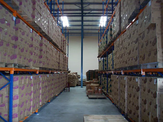 Double Deep Pallet Racking System for a confectionary products manufacturing company in Ranala — 11 of 32