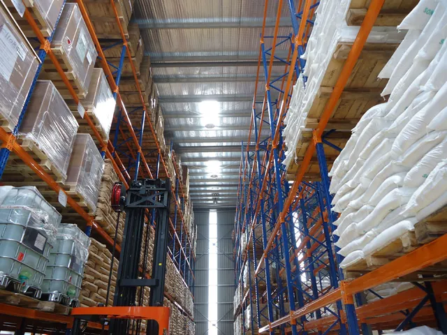 Double Deep Pallet Racking System for a confectionary products manufacturing company in Ranala — 14 of 32