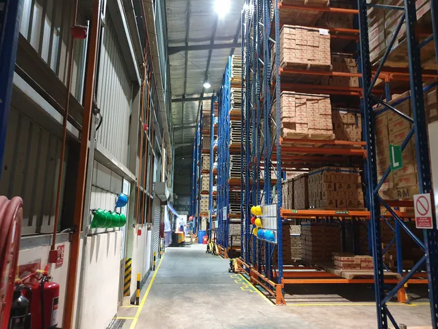 Double Deep Pallet Racking System for a confectionary products manufacturing company in Ranala — 17 of 32