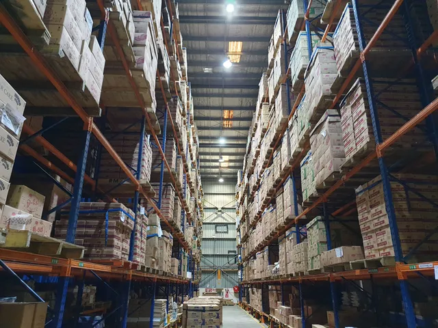 Double Deep Pallet Racking System for a confectionary products manufacturing company in Ranala — 18 of 32