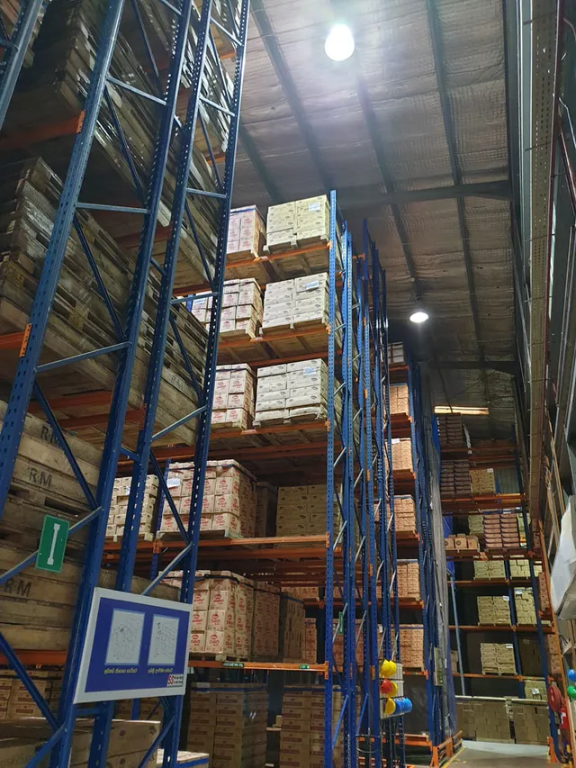 Double Deep Pallet Racking System for a confectionary products manufacturing company in Ranala — 21 of 32