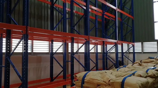 Double Deep Pallet Racking System for a confectionary products manufacturing company in Ranala — 24 of 32