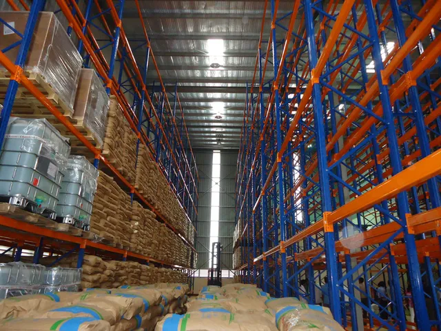 Double Deep Pallet Racking System for a confectionary products manufacturing company in Ranala — 25 of 32