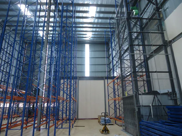 Double Deep Pallet Racking System for a confectionary products manufacturing company in Ranala — 27 of 32