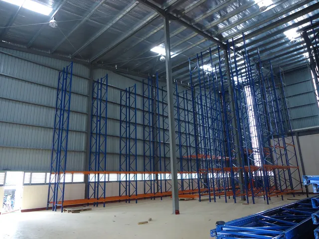 Double Deep Pallet Racking System for a confectionary products manufacturing company in Ranala — 28 of 32