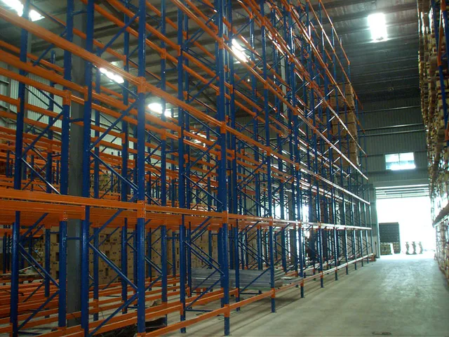 Double Deep Pallet Racking System for a confectionary products manufacturing company in Ranala — 30 of 32