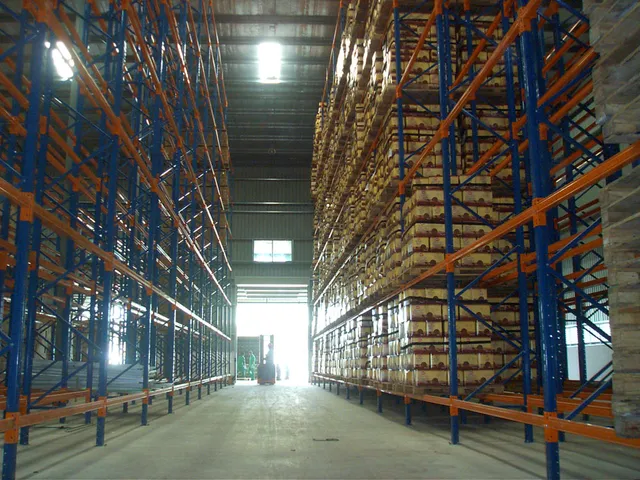 Double Deep Pallet Racking System for a confectionary products manufacturing company in Ranala — 31 of 32