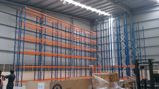 Double Deep Pallet Racking system for a Coconut products manufacturing company in Alawwa — 2 of 12