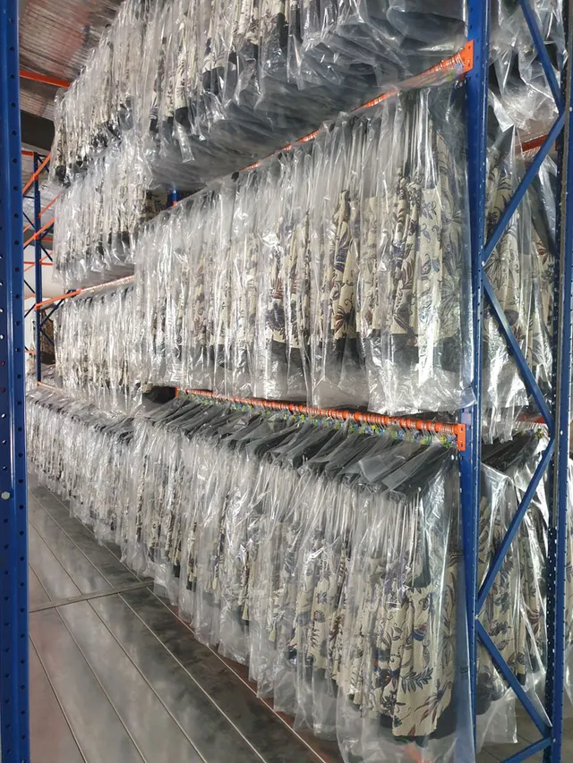 Racking system for Garments on hangers for an apparel exporter in Koggala FTZ — 13 of 20
