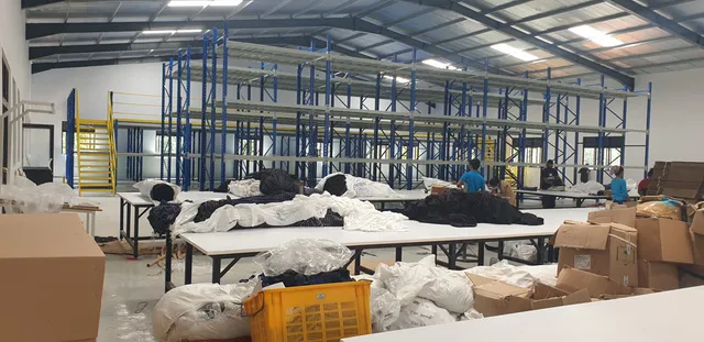 Shelving system for an apparel export company in Lakshapana — 16 of 38