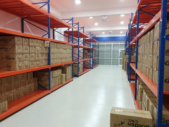 Shelving system done for a stationary goods import company in Colombo 14
