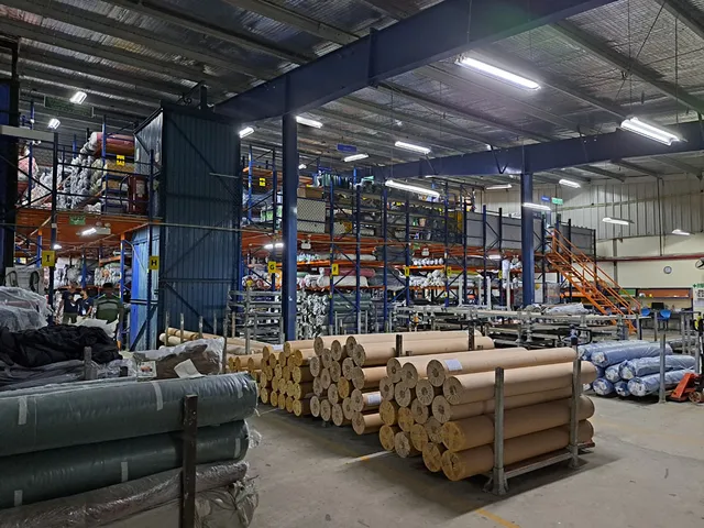 A Two Tier Shelving Racking System done for an Apparel exporter in Seethawaka EPZ
