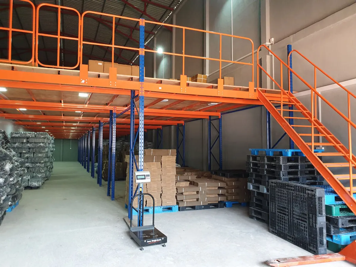 Frame supported mezzanine floor system for a Pharmaseutical company in Ja-ela