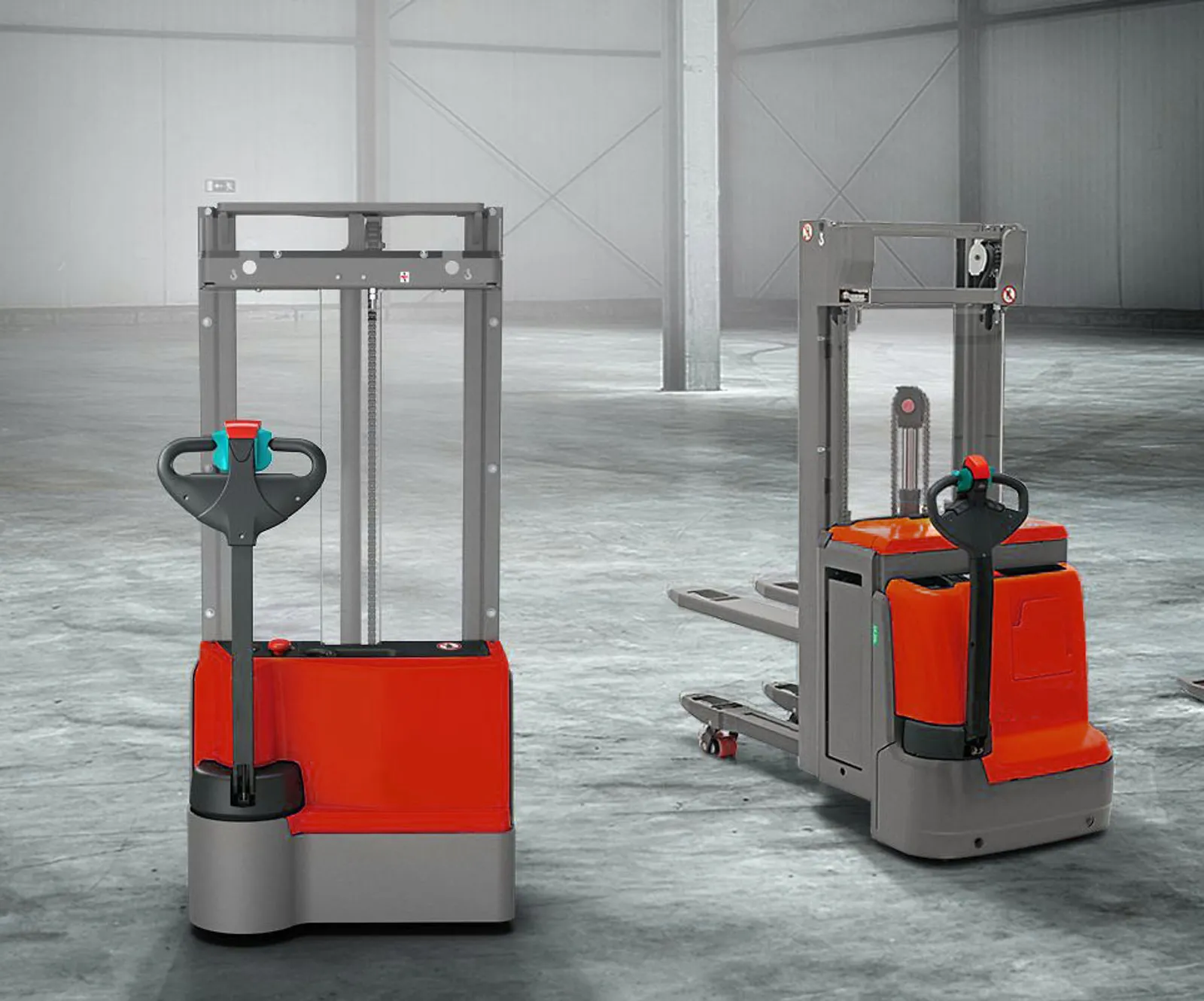 Material handling equipment in a Sri Lankan warehouse