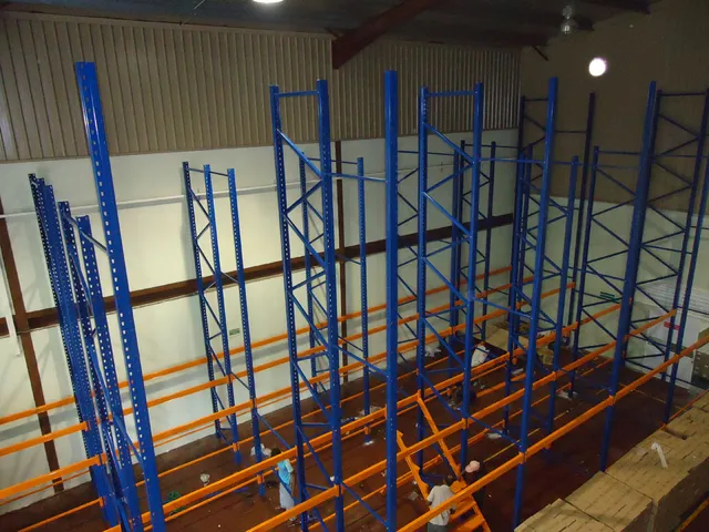 Multi tier frame supported mezzanine floor system for a Health care products manufacturing  company in Horana — 6 of 10