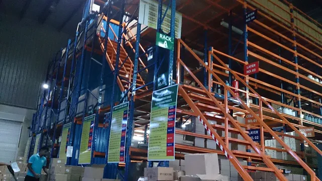 Multi tier frame supported mezzanine floor system for a Health care products manufacturing  company in Horana — 7 of 10