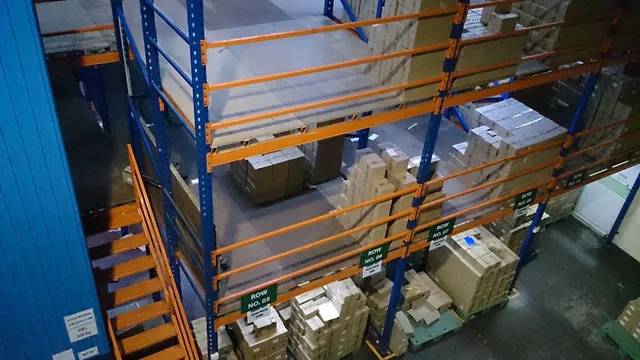 Multi tier frame supported mezzanine floor system for a Health care products manufacturing  company in Horana — 9 of 10