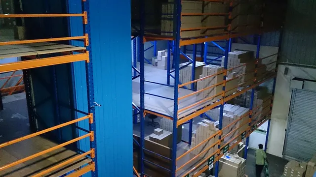 Multi tier frame supported mezzanine floor system for a Health care products manufacturing  company in Horana — 10 of 10