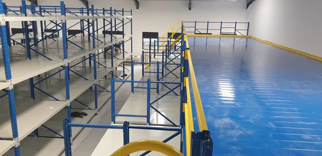 Mezzanine Floors installed by Logistics Engineering